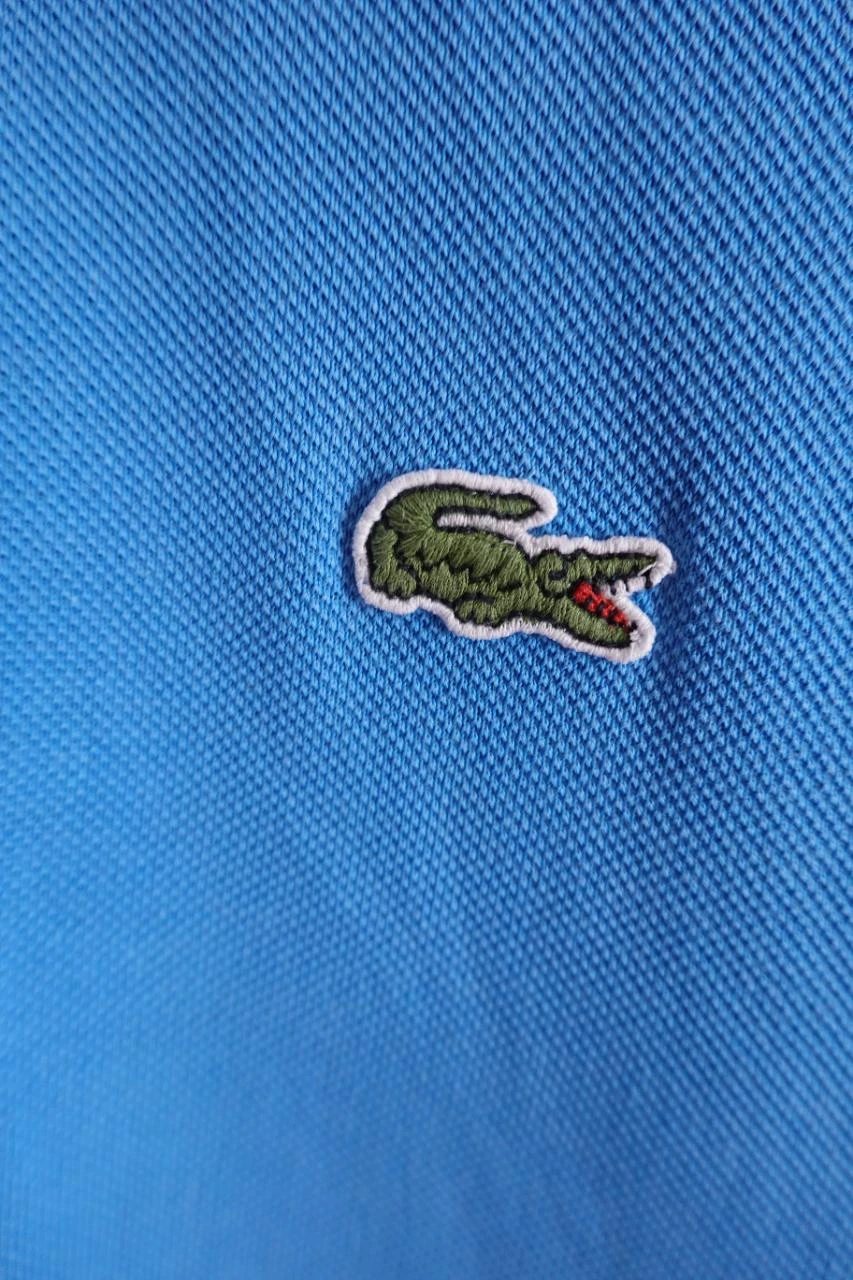 Turquoise blue Lacoste men's polo size 4 M cotton – photo 6